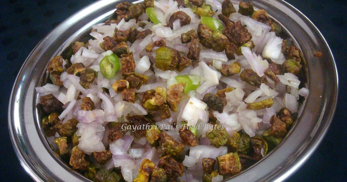 Gayathri Pai's Food Bytes Tendle’ Kismuri / Fried Gherkins Salad.