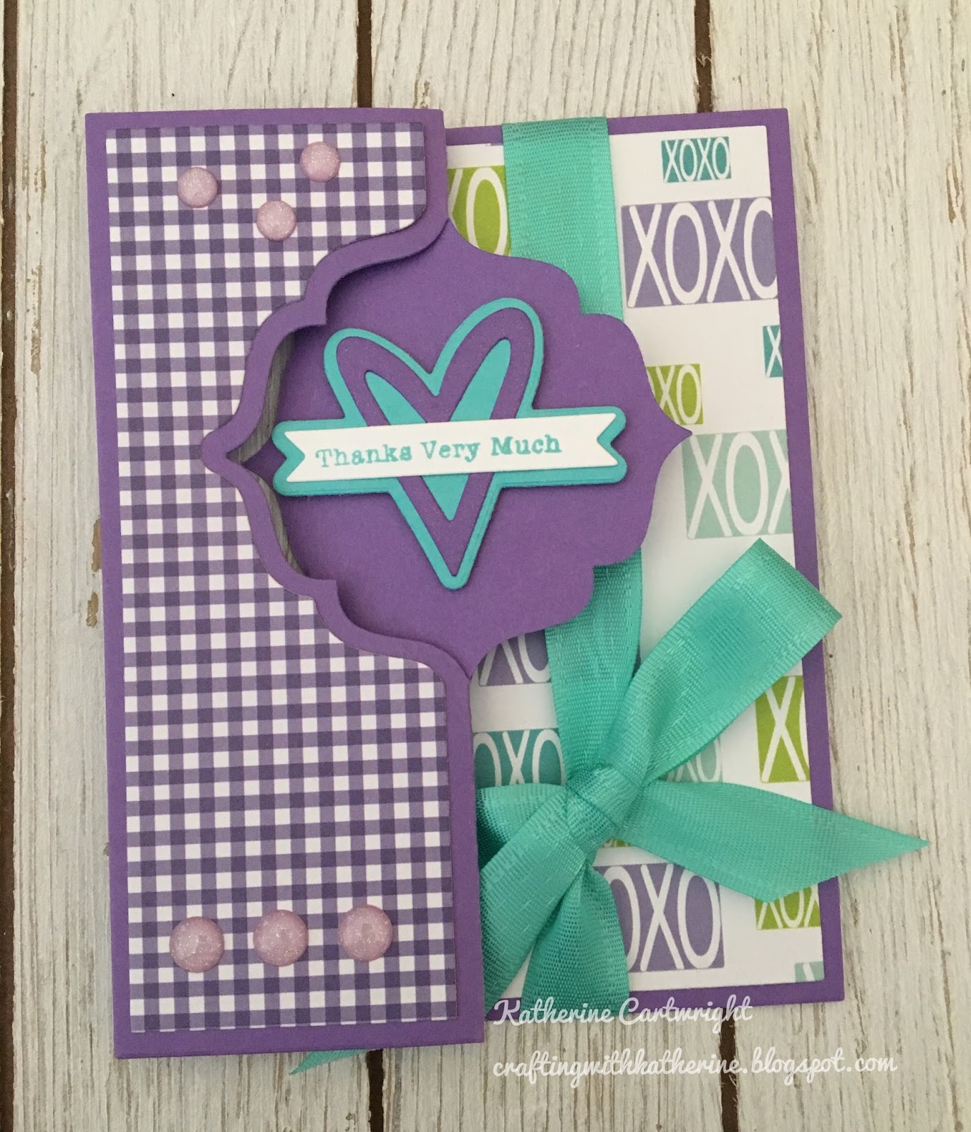 Thanks Very Much with The Stamps of Life Crafting with Katherine