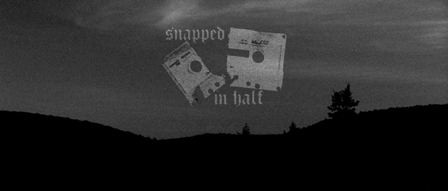 snapped in half