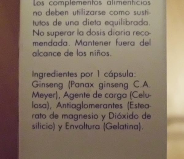 capsulas de ginseng