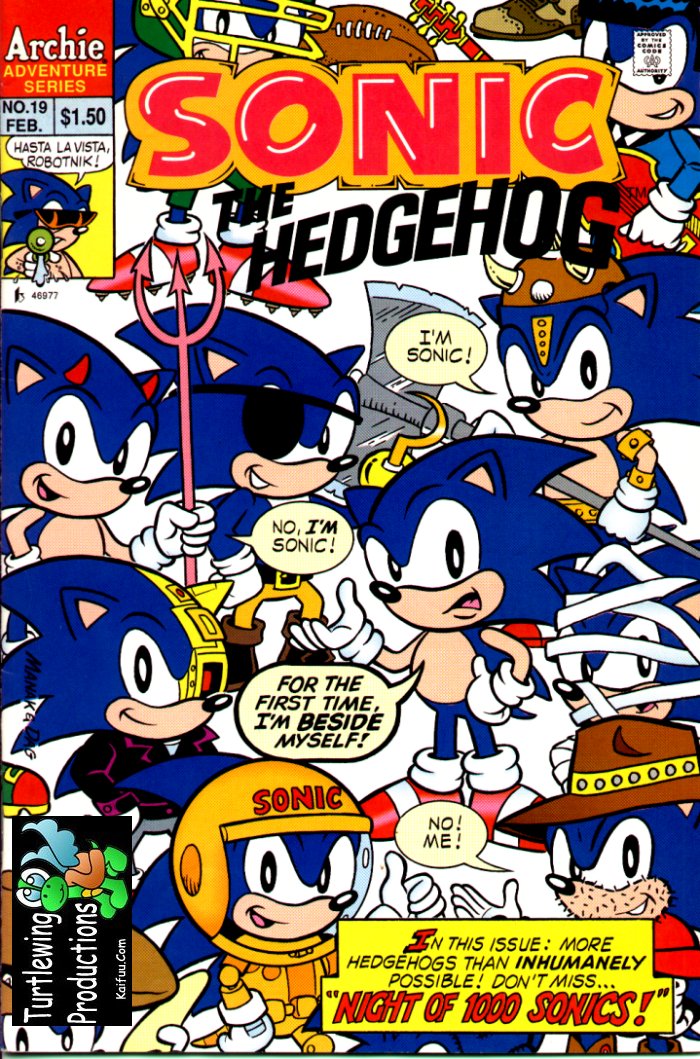 Read online Sonic The Hedgehog comic -  Issue #19 - 1