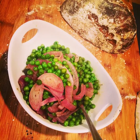 #sorrynotsorry (French Fridays with Dorie: Curried Chicken, Peppers and Peas en Papillote...or not)