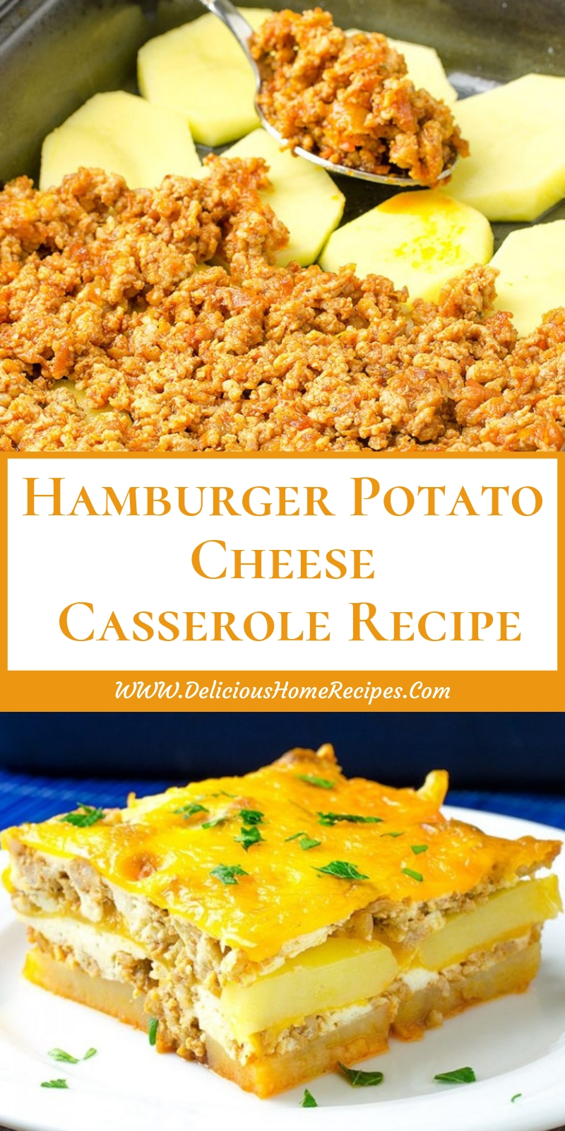 Hamburger Potato Cheese Casserole Recipe