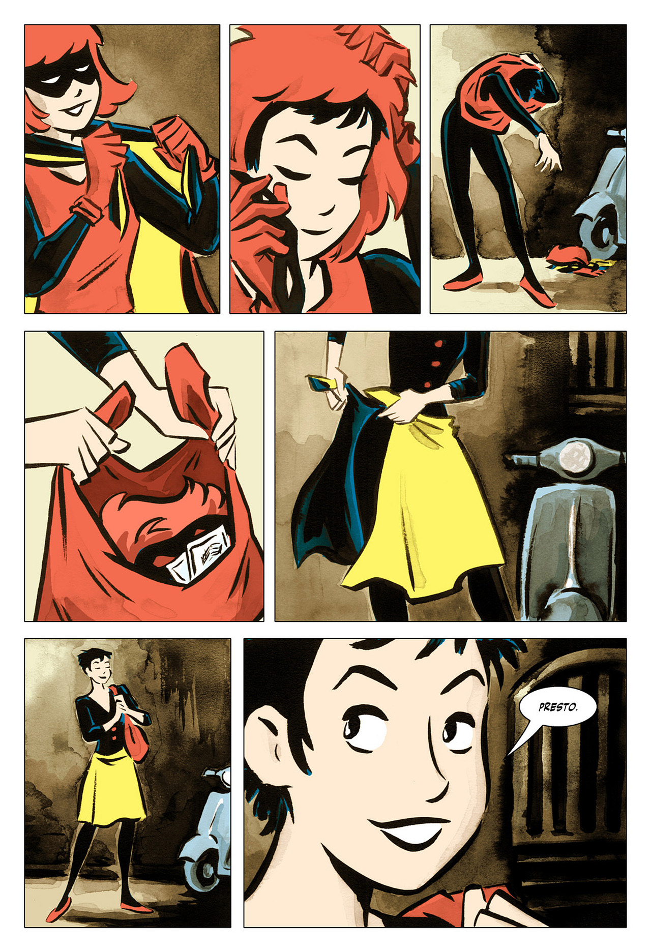 Read online Bandette (2012) comic -  Issue #1 - 14