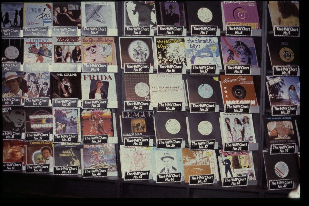 Old record shop p*rn HMV-store-1980s-27