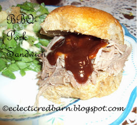 Eclectic Red Barn: BBQ Pork Sandwiches