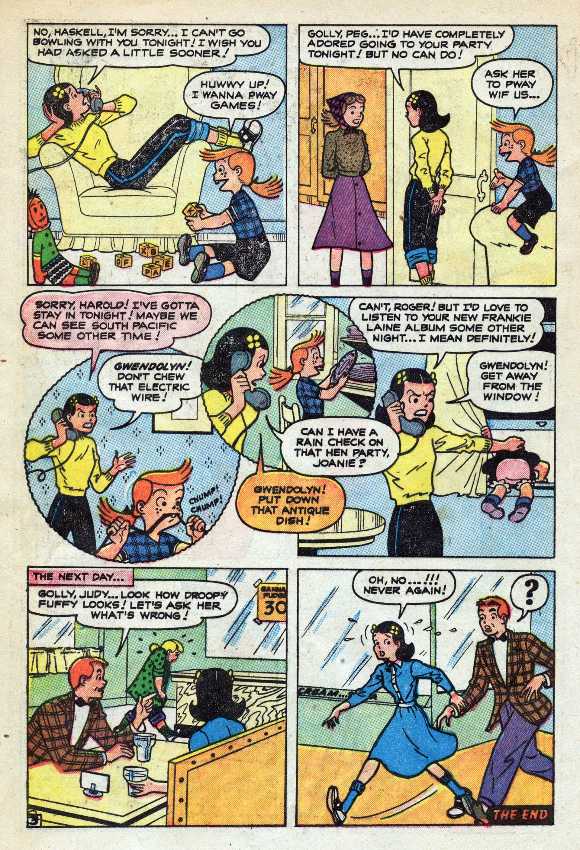 Read online Junior Miss (1947) comic -  Issue #39 - 12