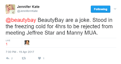 beauty bay event manchester complaint