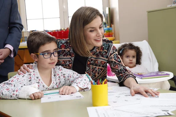 Queen Letizia of Spain attends the commemoration of the 50th anniversary of the College of 'Nino Jesus' University Children's Hospital