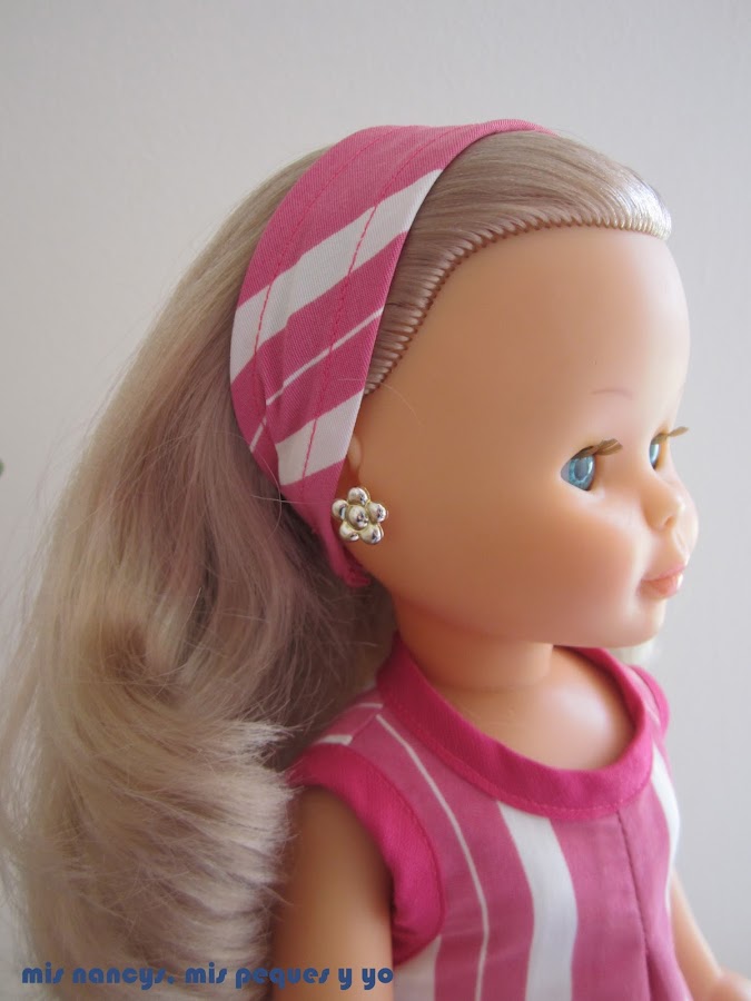 mis nancys, mis peques y yo, tutorial turbante para nancy detalle