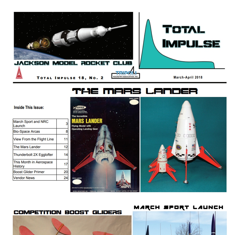 Model Rocket Building Total Impulse Newsletter