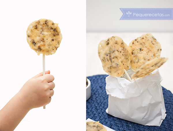 Piruletas de queso