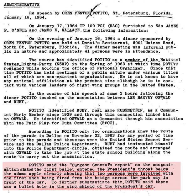 This Single Paragraph From the JFK Assassination Files Changes Everything