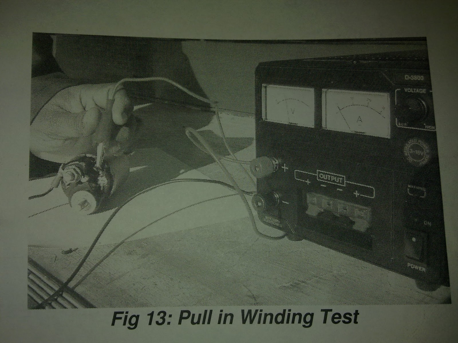 Leo Starter motor bench testing and repair