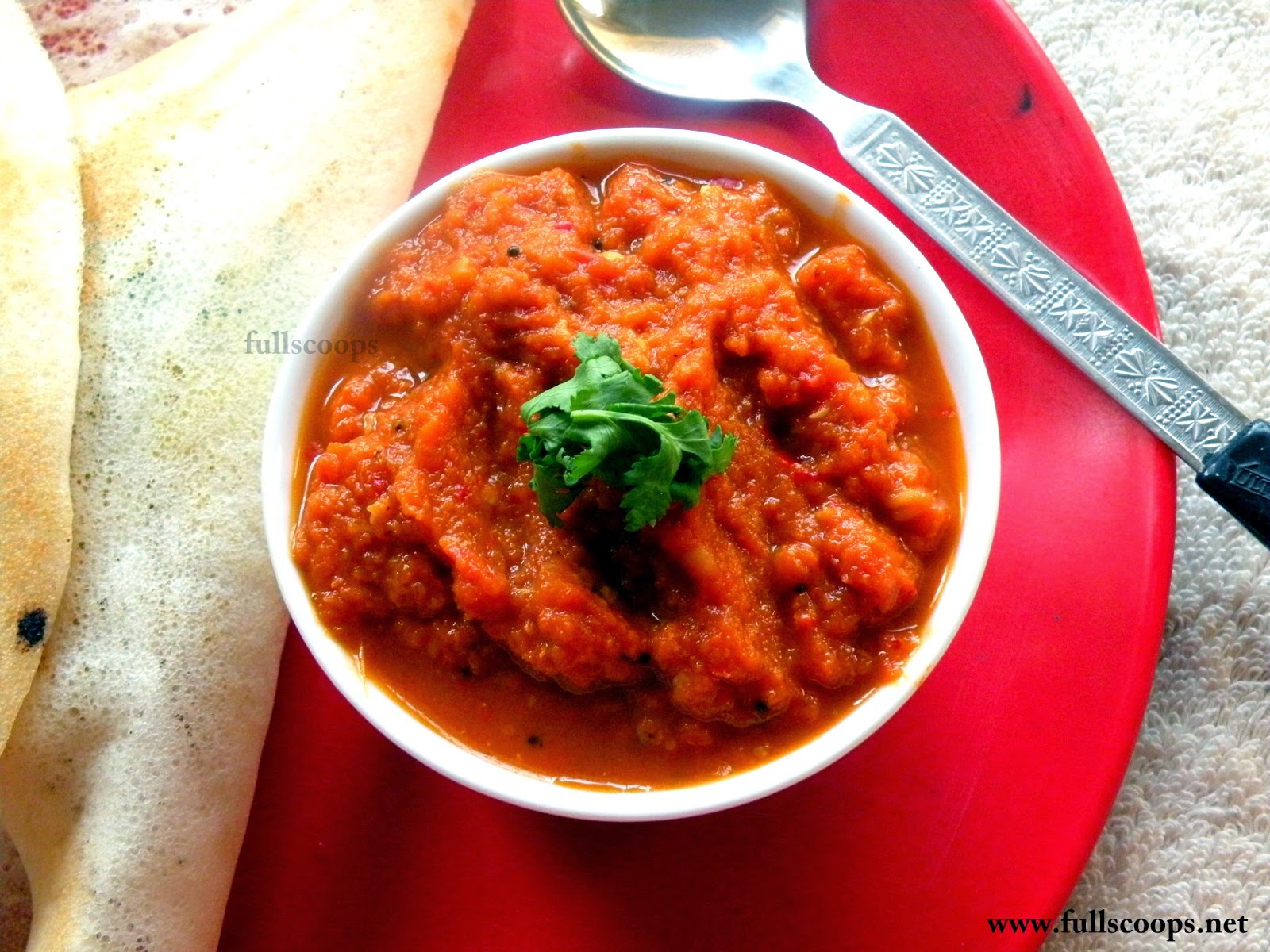 Spicy Onion Tomato Chutney Easy Chutney Recipes Full Scoops A