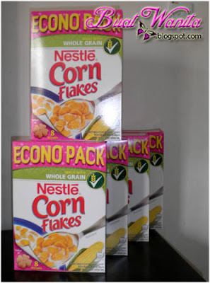 Gunakan nestle cornflakes untuk cornflakes madu yang sedap