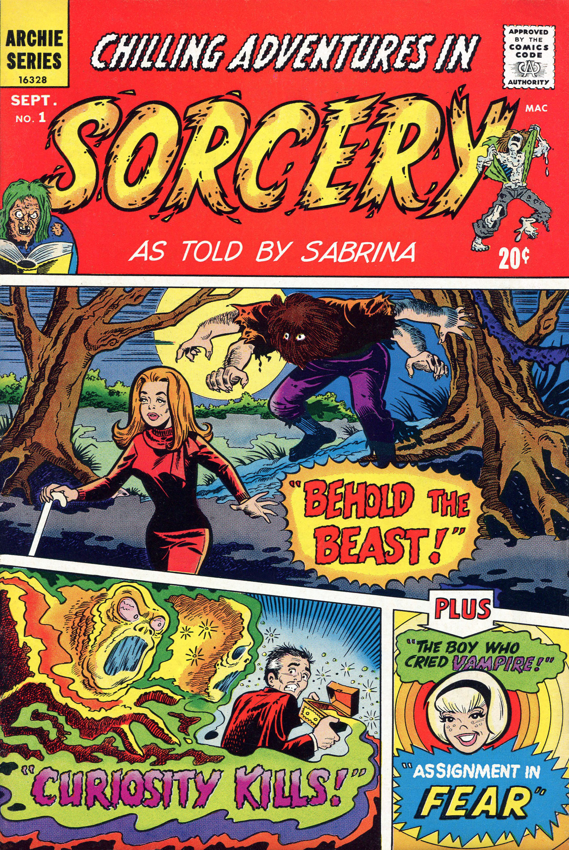 Read online Chilling Adventures In Sorcery (1973) comic -  Issue #1 - 1