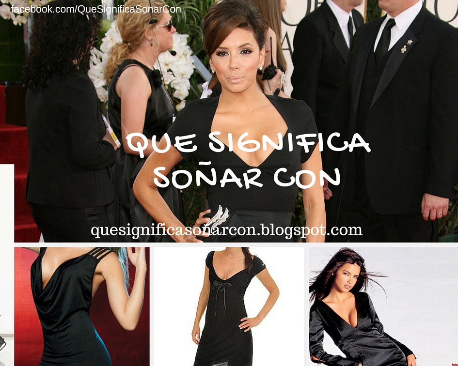 que significa soÑar con vestido negro ~ que significa soñar con
