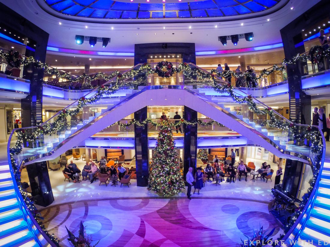 P&O Ventura Christmas Atrium