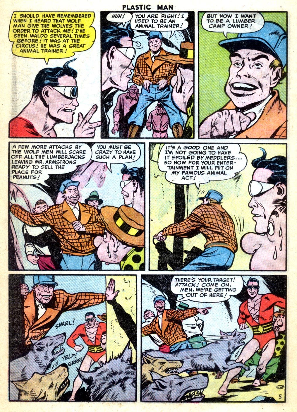 Read online Plastic Man (1943) comic -  Issue #54 - 22