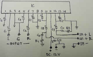 Circuit Amplifier LA 4440 | Picture of Good Electronic Circuit