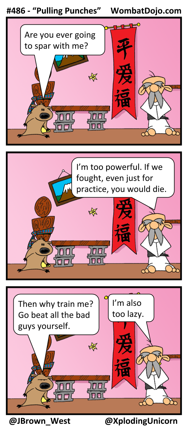 Pulling Punches Wombat Dojo