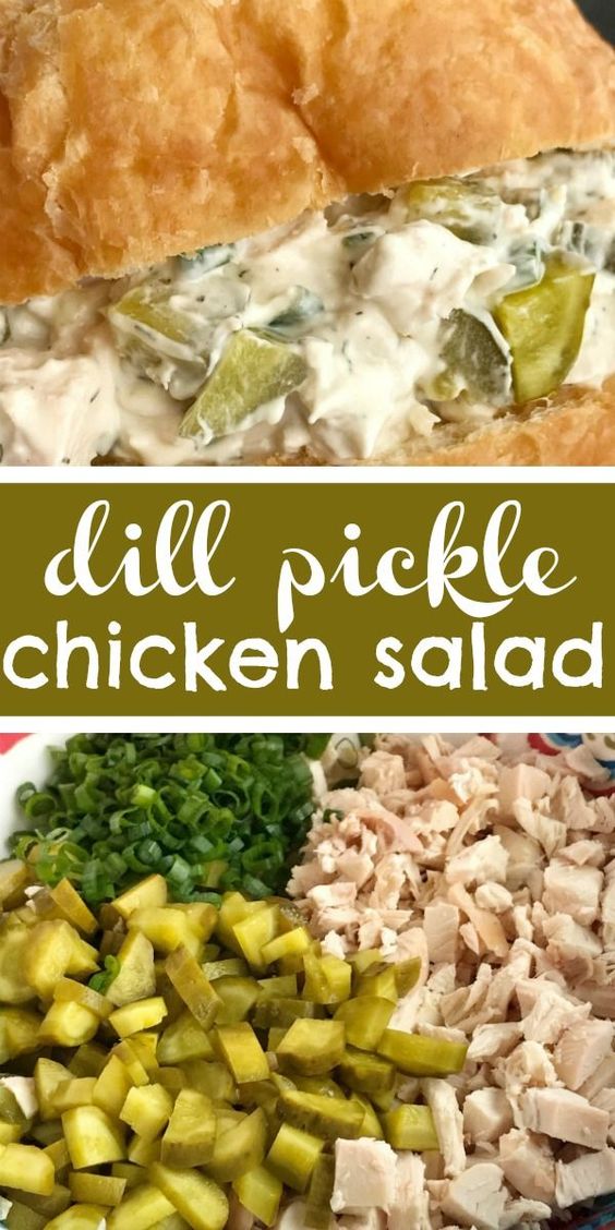 Dill Pickle Chicken Salad Sandwiches by , Salad Recipes 2018129