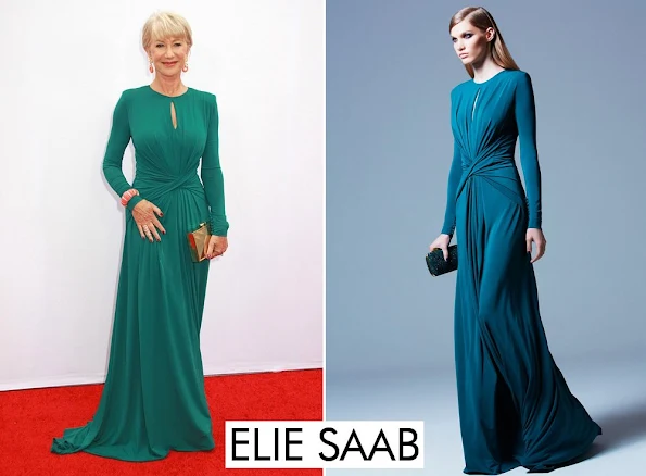 Helen Mirren wore Elie Saab Long Dress