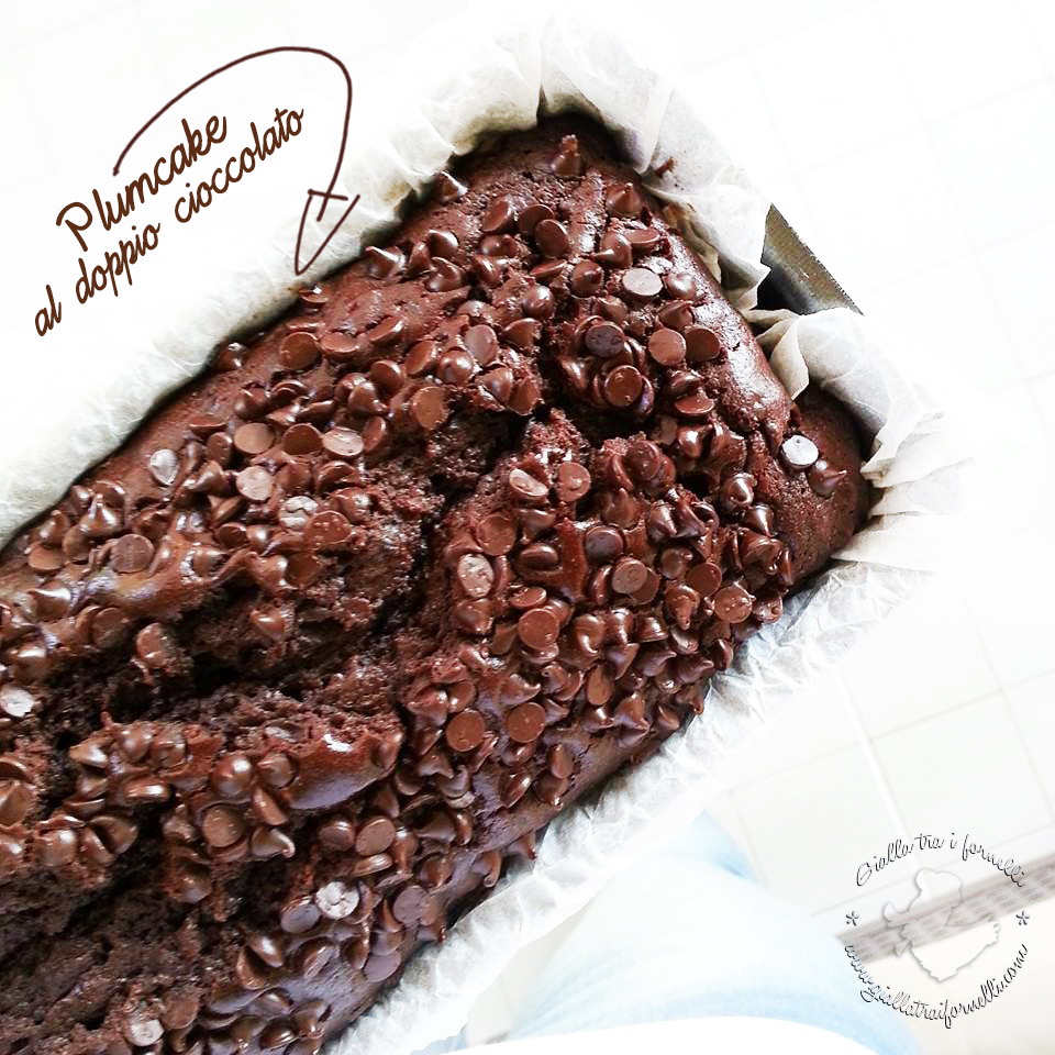Double chocolate plumcake - plumcake al doppio cioccolato