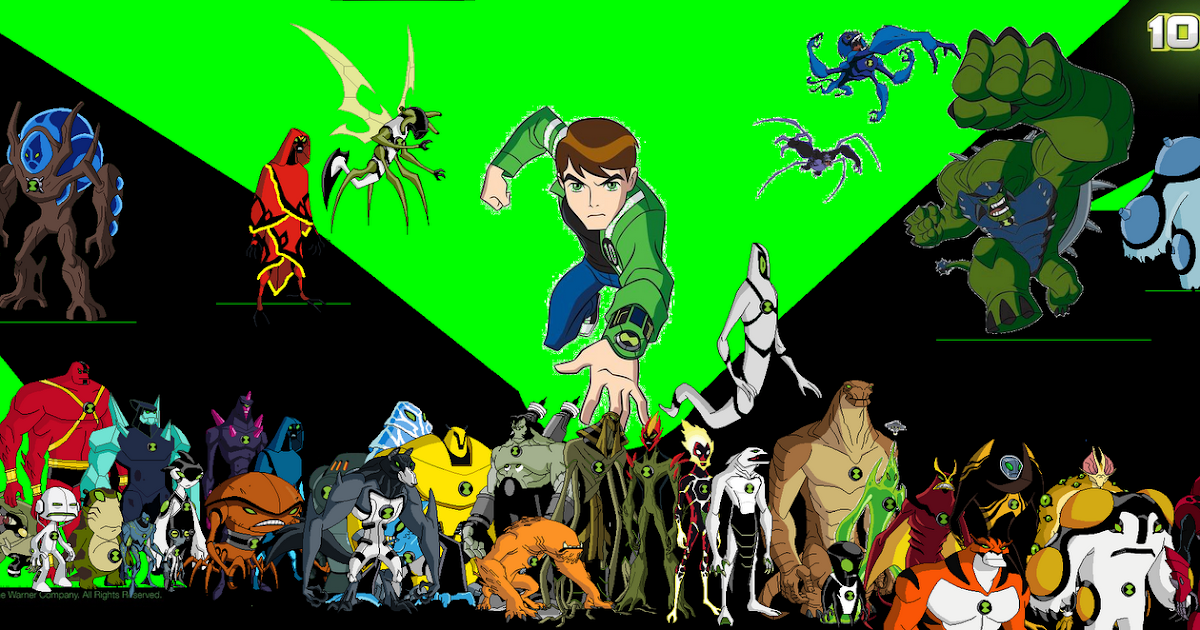 ben 10 todos os aliens de