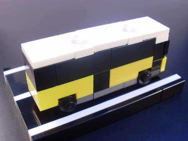 MOC LEGO Autocarro da CARRIS micro escala