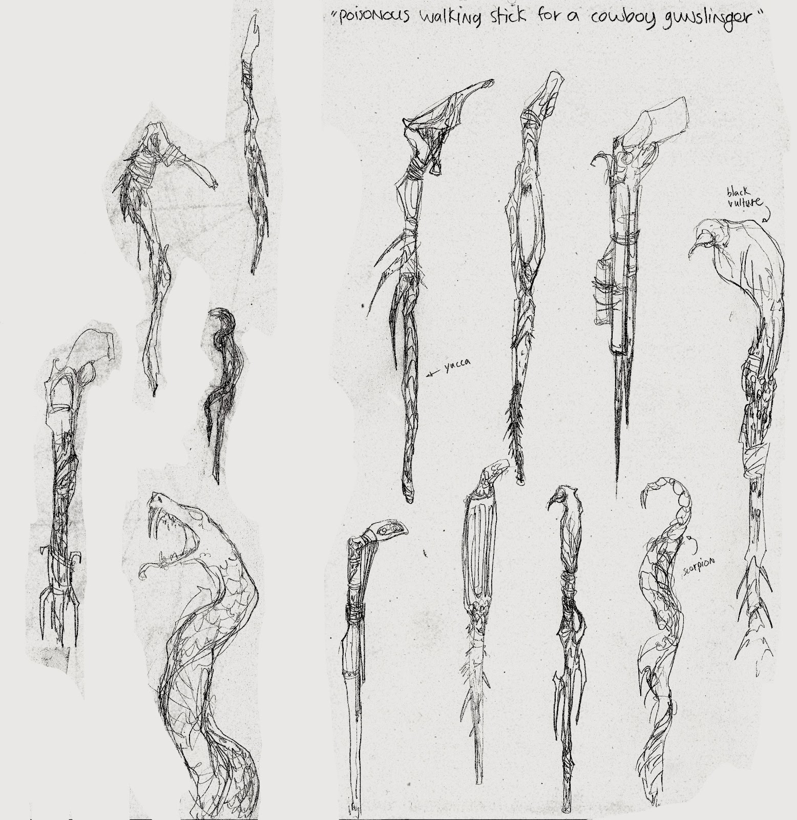 KATE DRAWS Poisonous Cowboy Walking Stick