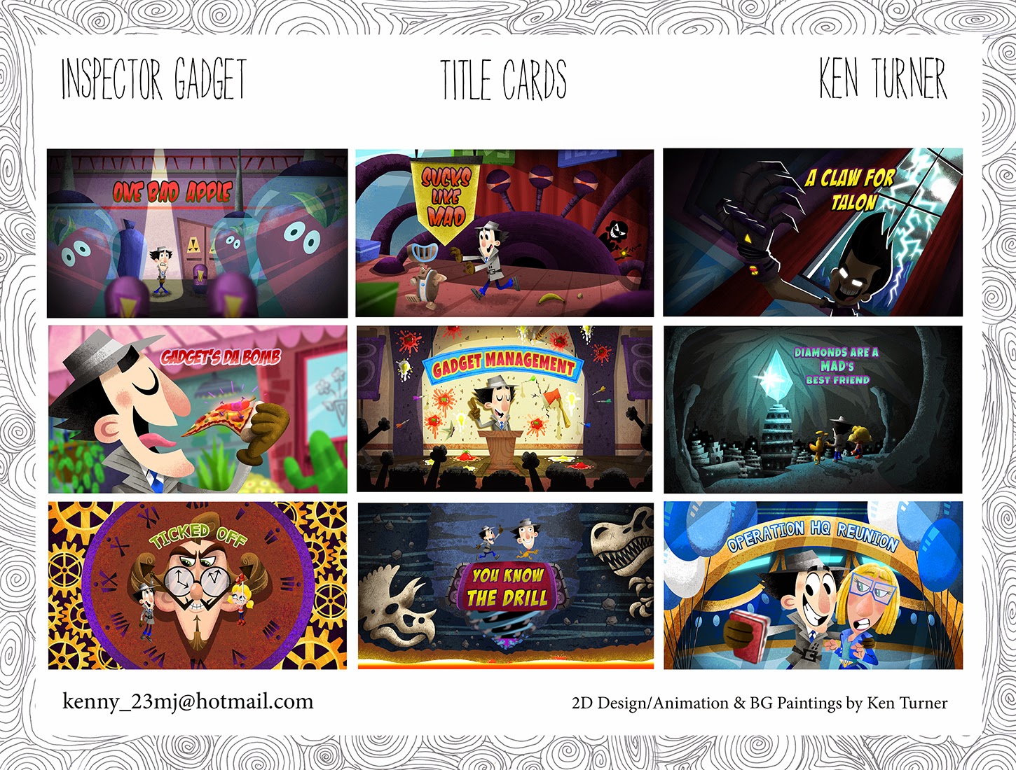 ken turner portfolio 2018 inspector gadget season 1 home inspector resume