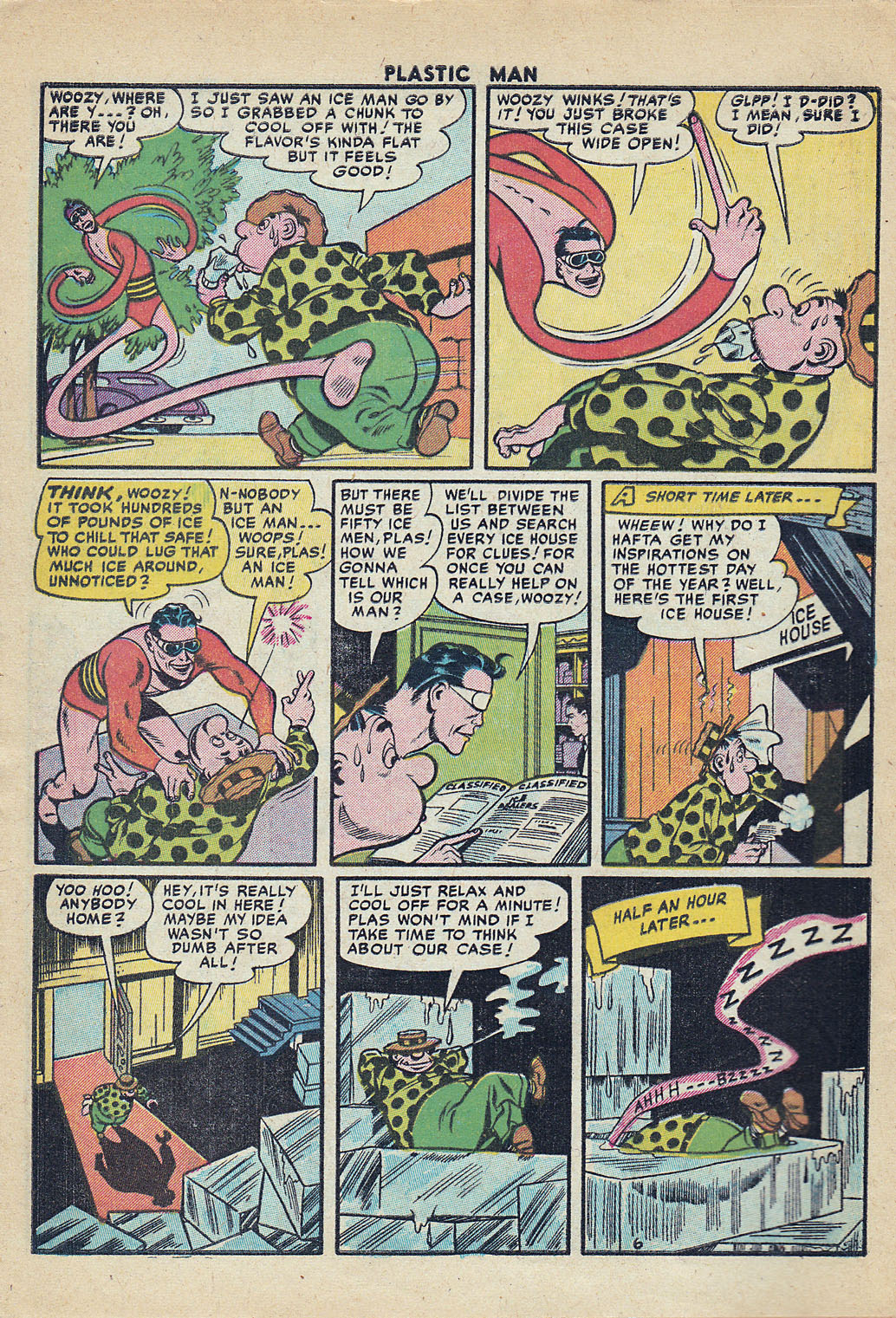 Read online Plastic Man (1943) comic -  Issue #55 - 8