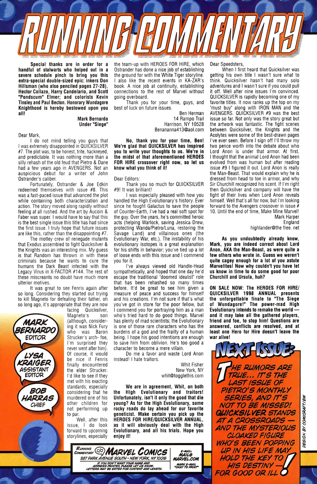 Read online Quicksilver comic -  Issue #12 - 49