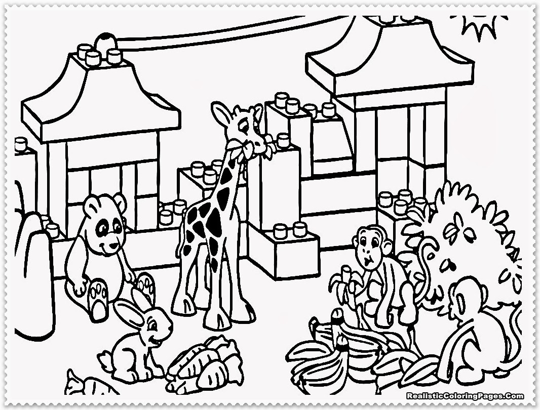 zoo images for coloring pages - photo #13