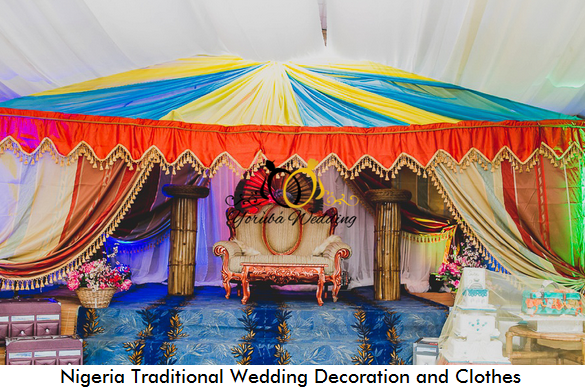Nigeria Traditional Wedding Decoration And Clothes Formation