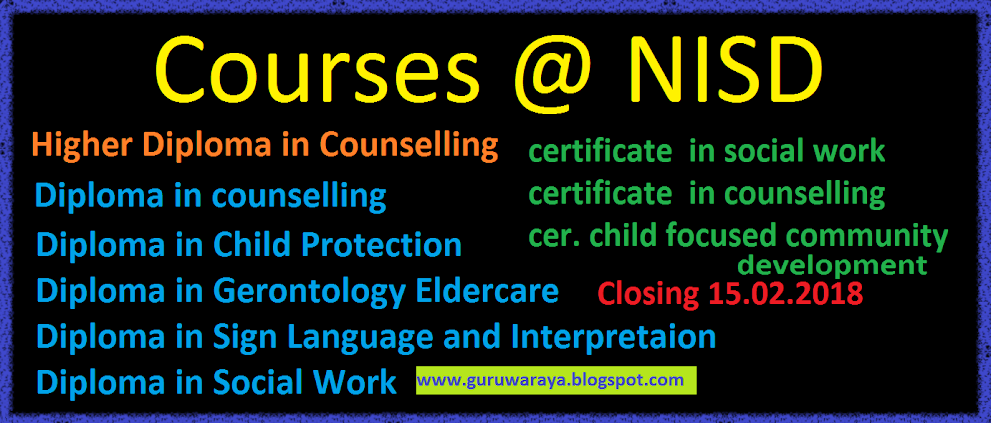 Courses - National Institute of Social Development