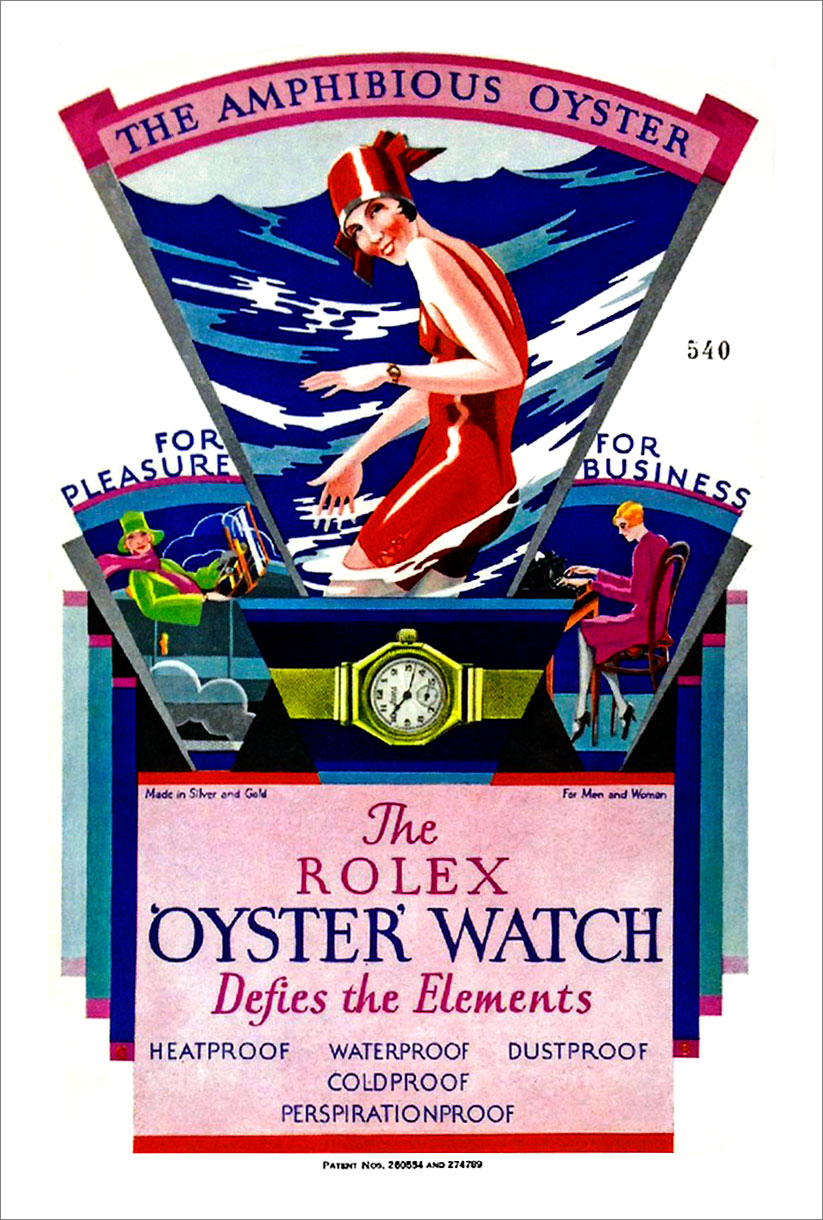Original Art Deco Ad ASPREY Bond St ROLEX Wristwatch Range 1929 Advert Print 