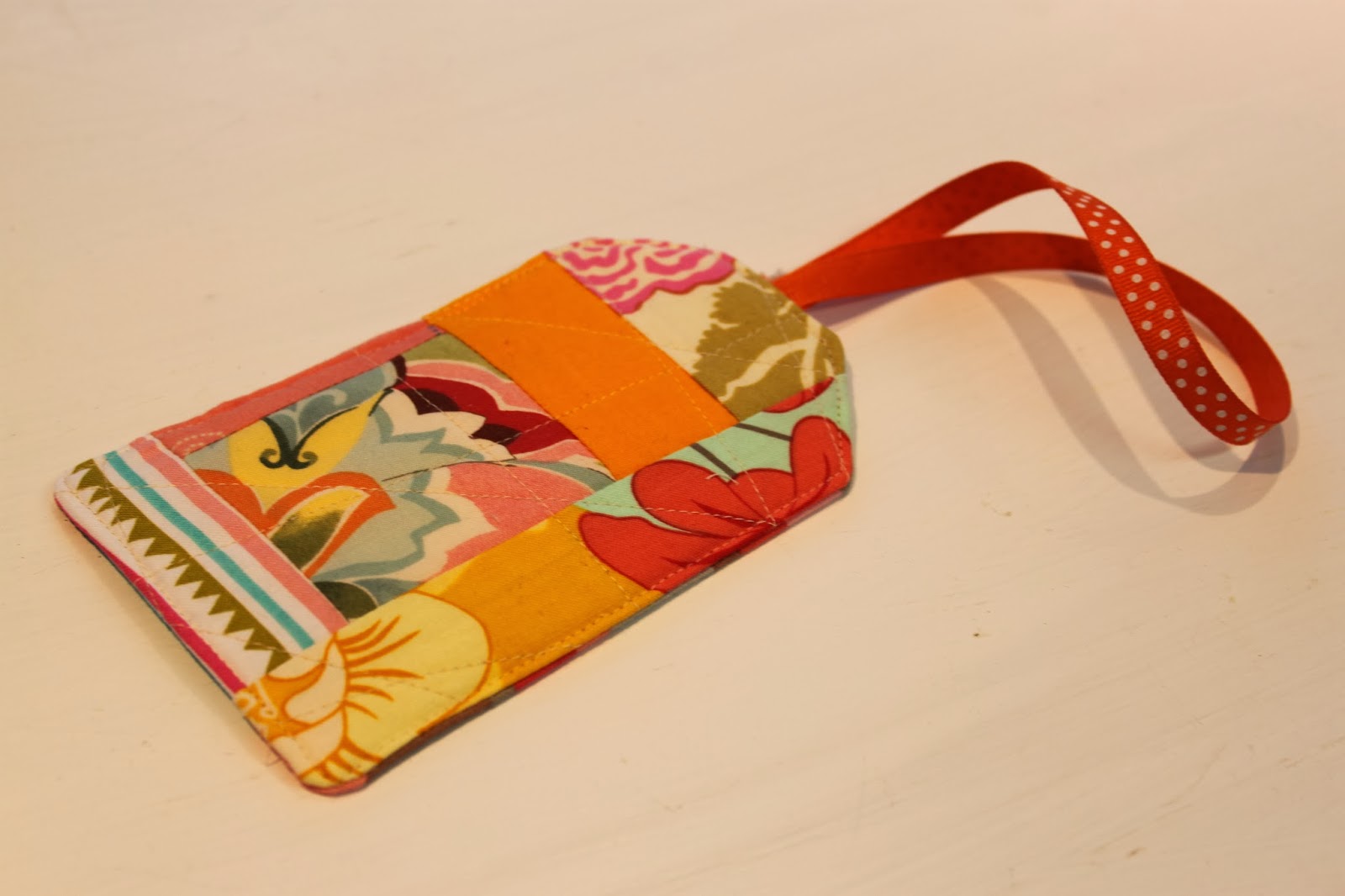 The Running Thimble Fabulous Quilted Luggage Tags Tutorial