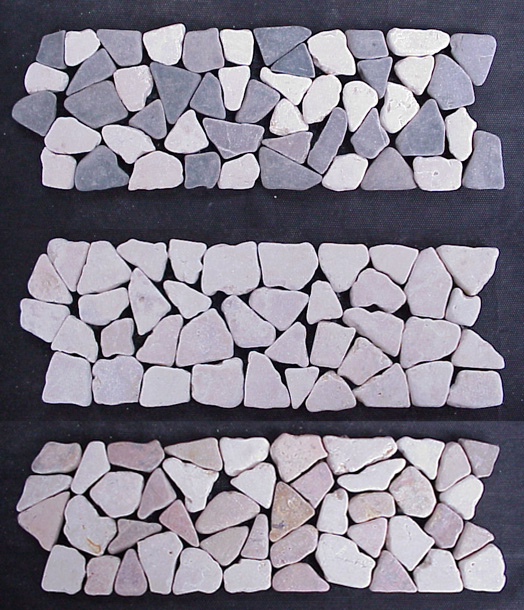 Kieselstein Mosaik Badewanne