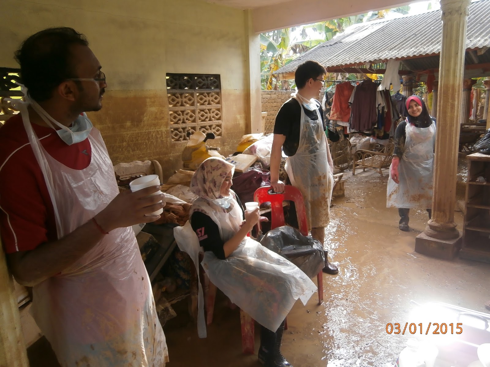 A Medical Technician at Radiology Dept. HUSM Radiology Dept. Flood