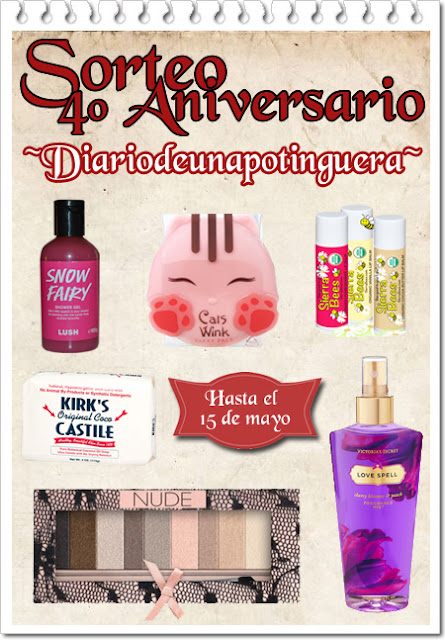 Sorteo 4º Aniversario del blog