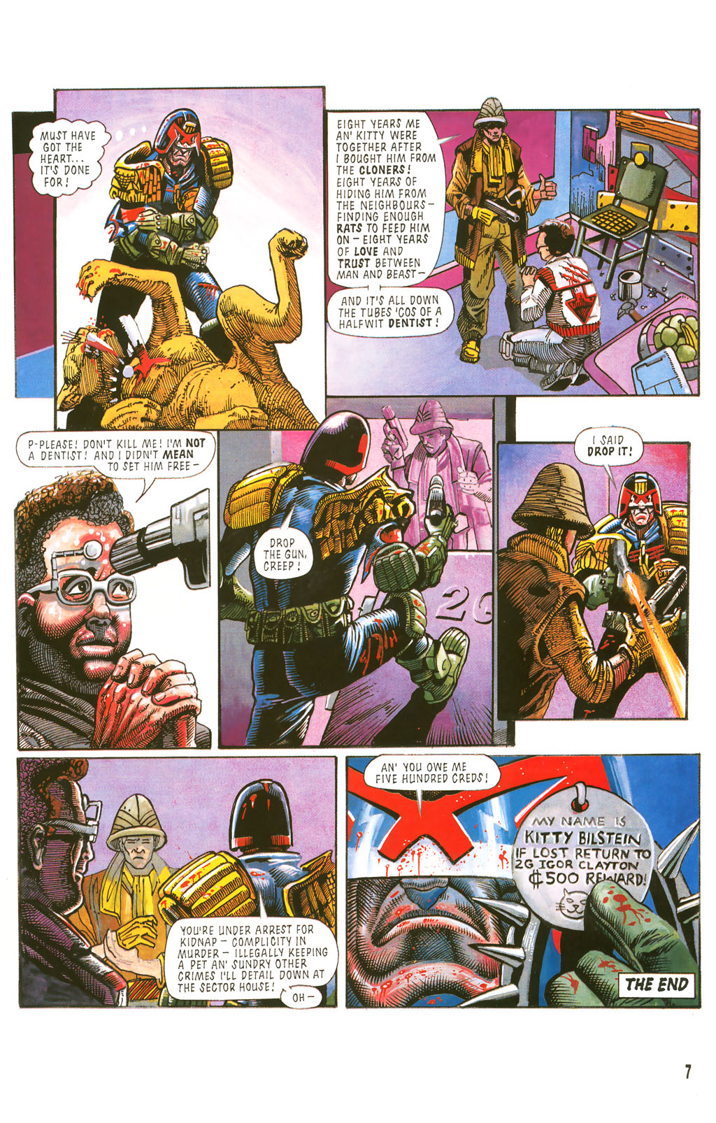 Read online Dredd Rules! comic -  Issue #1 - 8
