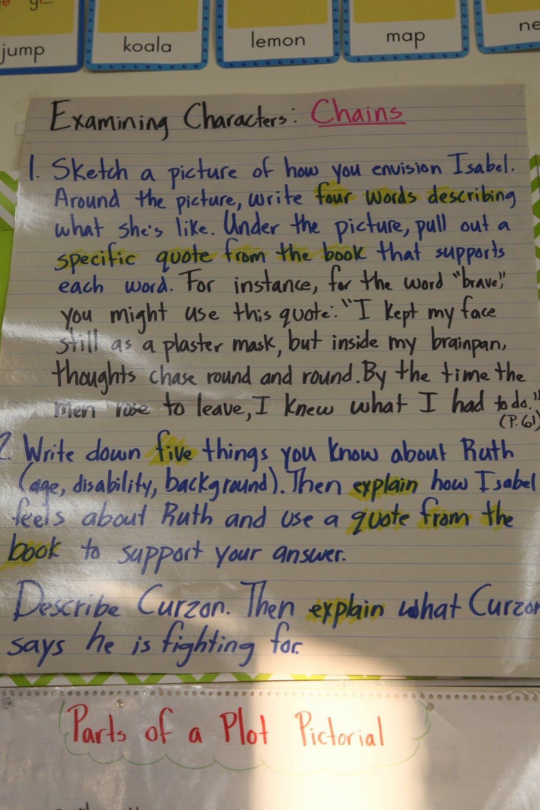 5th Grade Wit and Whimsy: Examining Characters: Close Reading