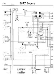 repair-manuals: Toyota Corona 1977 Wiring Diagrams