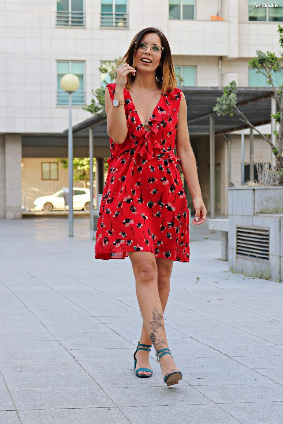 Verano Vestido Lunares Rojo Zara Vestidos Para Verano Zara Vestido