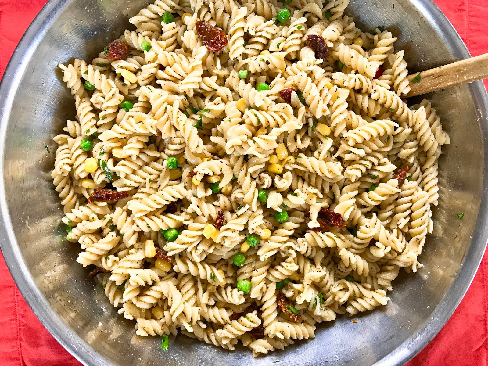 Pantry Raid Pasta Salad