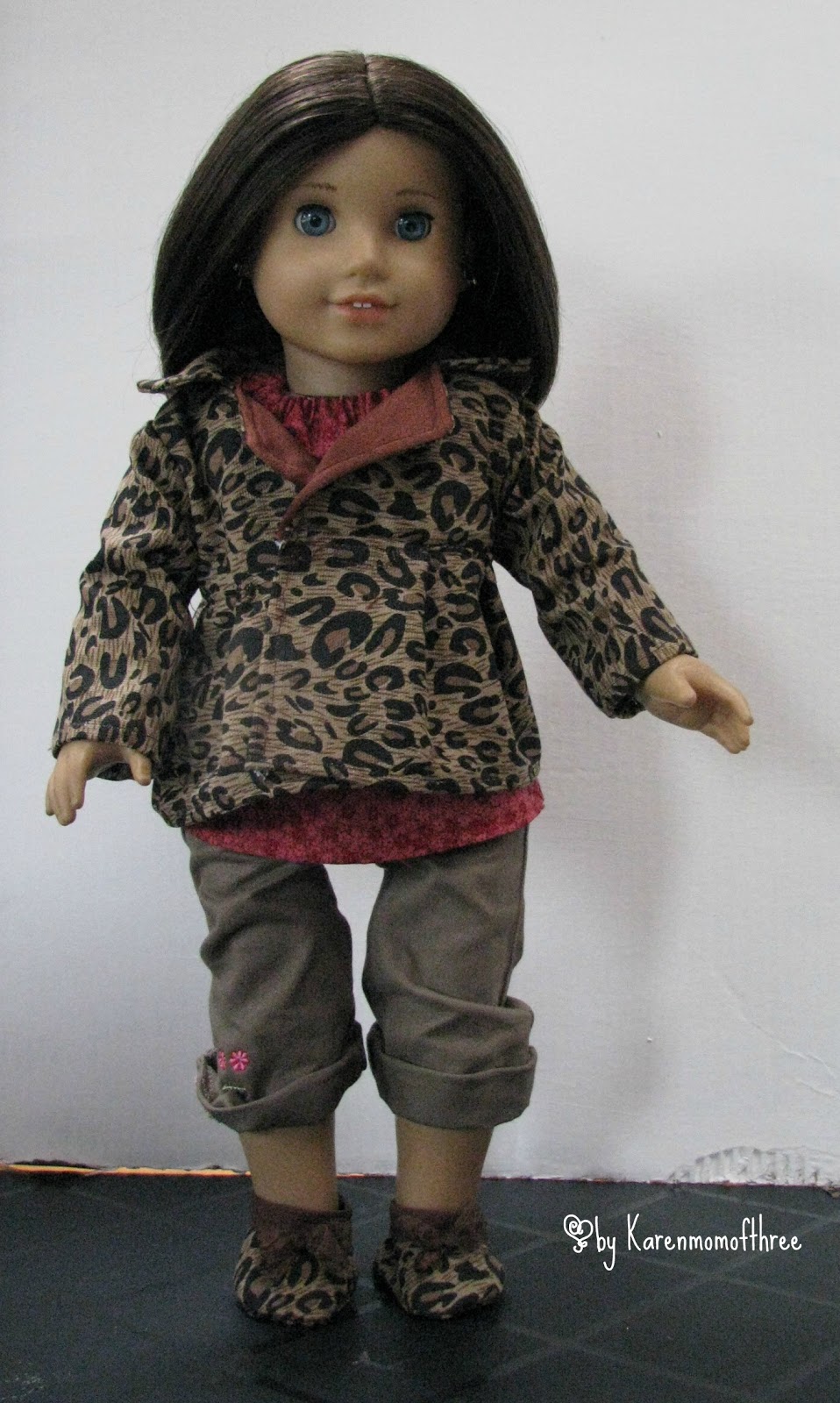 Karen Mom of Three's Craft Blog: I finaly made a doll coat! Using the ...