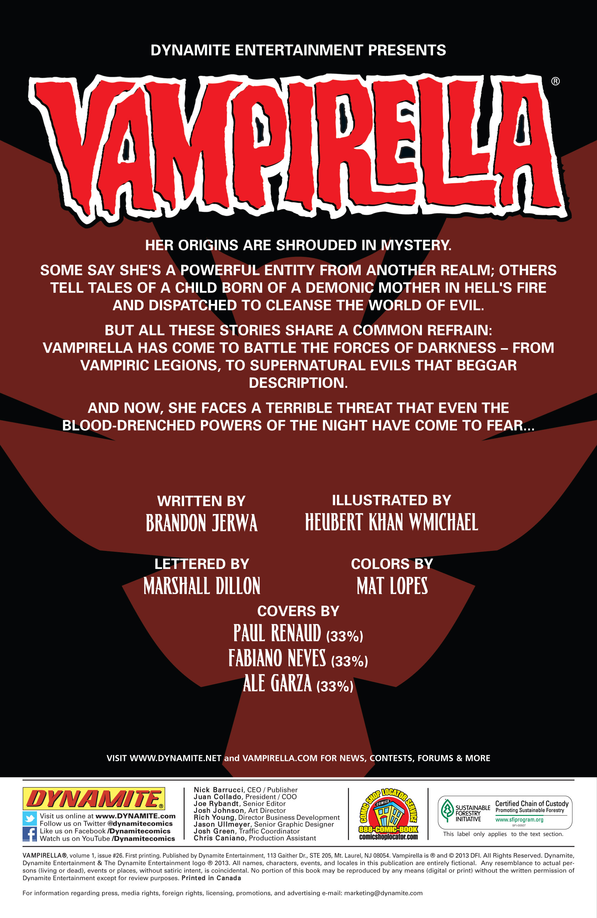 Read online Vampirella (2010) comic -  Issue #26 - 4